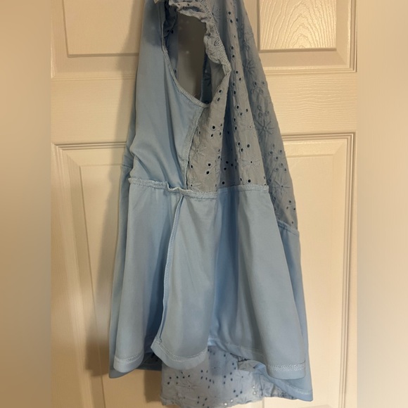 Chic Soul Plus Light Blue Top - 2X - Picture 3 of 6